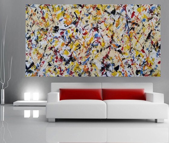 Modern Abstract ACRYLIC on CANVAS  by M.Y.
