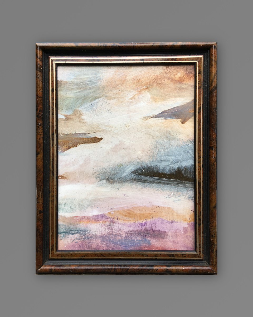 Impressionistic Landscape Oil Painting By Guy Pickford, 10 X 13, Eclectic, Original Artwork