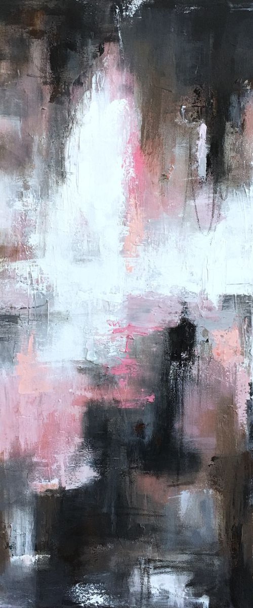 Charcoal Blush Reflection by Emma Bell