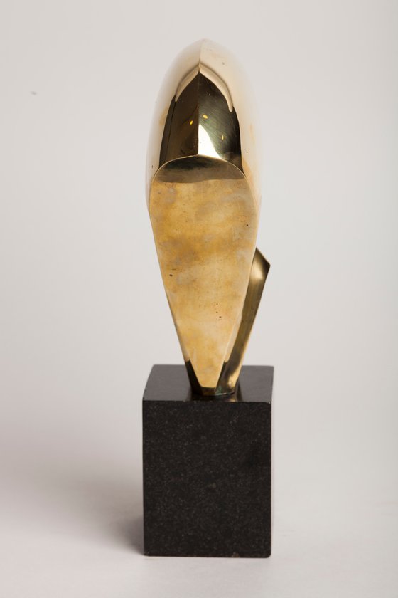 "Infinity" abstract bronze sculpture