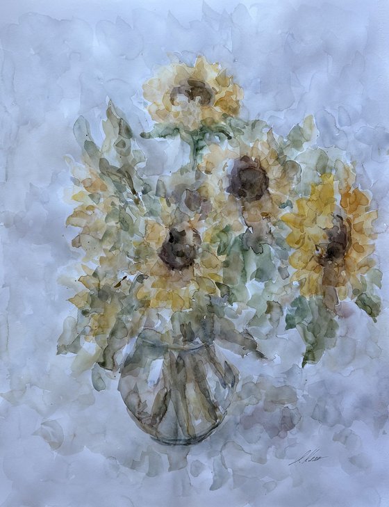 Sunflowers 50x 65 cm 2025