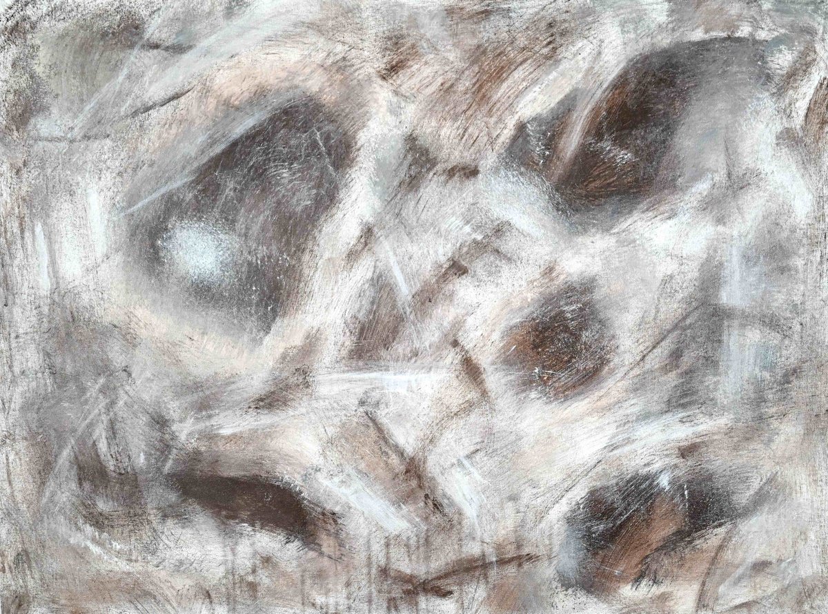 Abstract Acrylic Painting By Sumit Mehndiratta, 41 X 30", Composition No. 428, Original Artwork