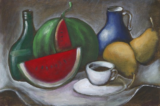 Still Life With Watermelon