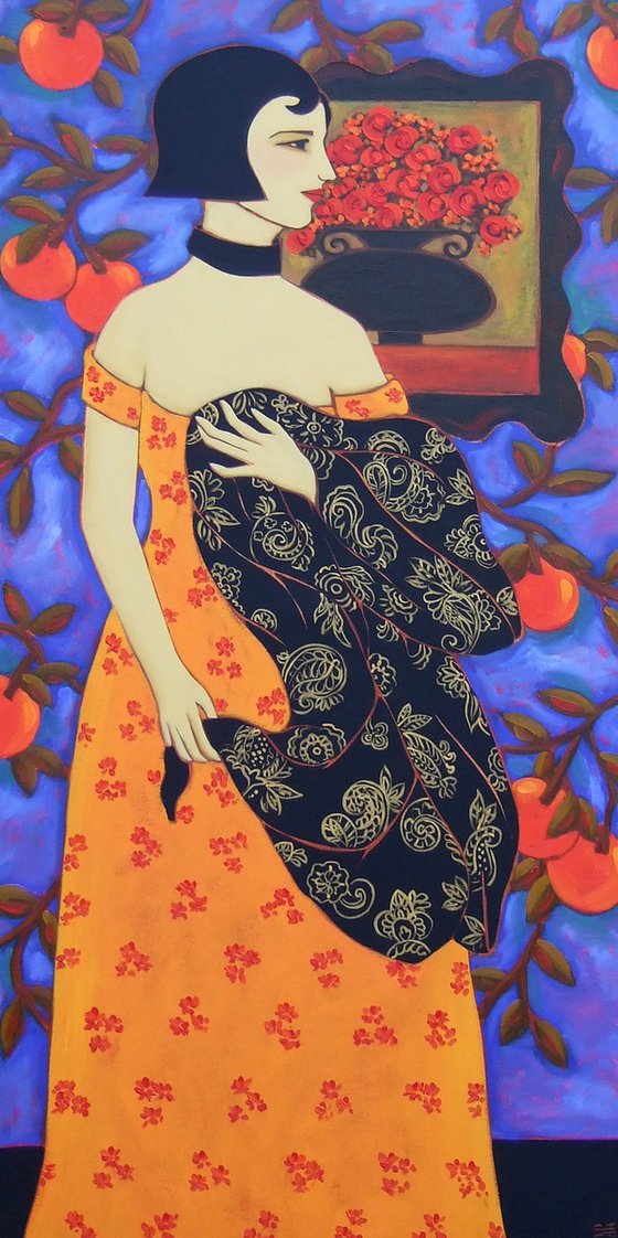 Woman with Oranges