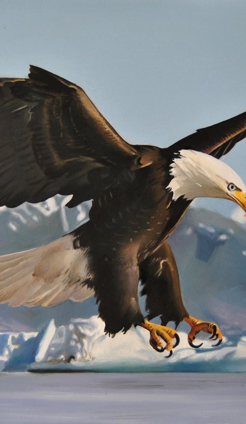 Eagle, Oil on canvas by Valeri Tsvetkov