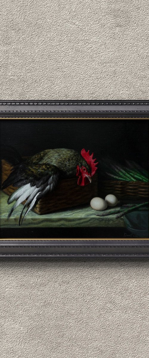 Golden rooster by Davit Davtyan