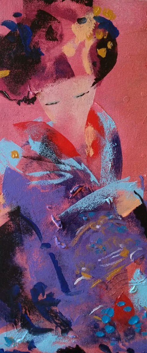 Little gheisa 8 by Marina Del Pozo