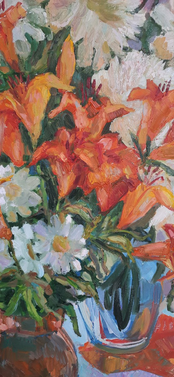 Peonies- Original  oil painting