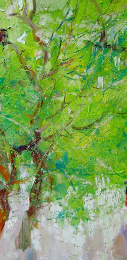 Green spring by Yuliia Pastukhova