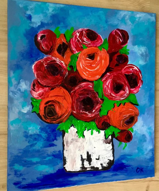 BOUQUET OF Red  roses