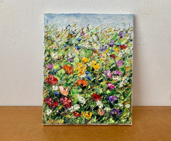 Colorful summer flowers