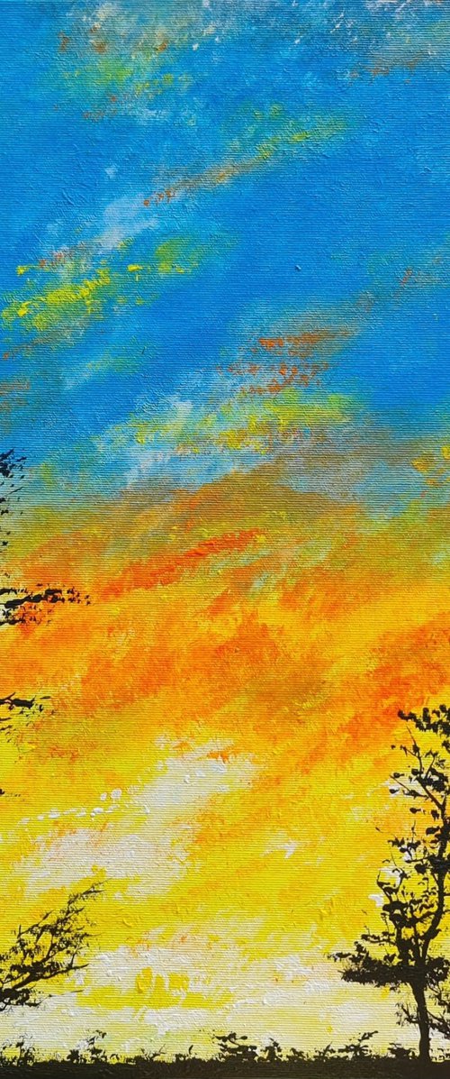 Yellow sunset 1 by Daniel Urbaník