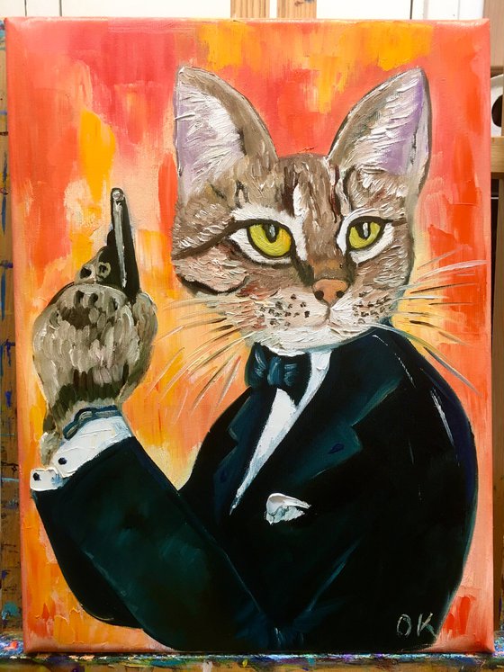 Troy The Cat  James Bond 007