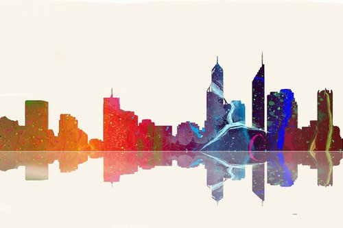 Perth Skyline 1 by Marlene Watson
