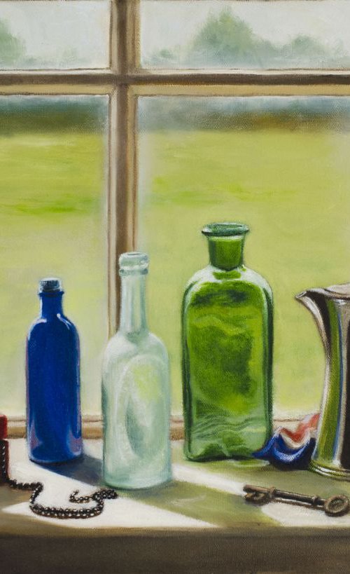 The Windowsill in the Old Barn by Andrew McNeile Jones