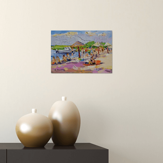 River beach (plein air)