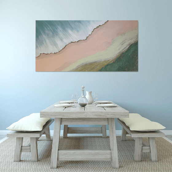 Serene shoreline 2 1 90x180