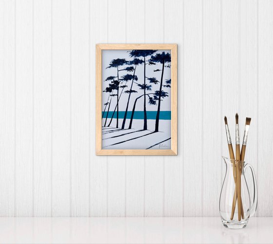 Indigo pinetrees