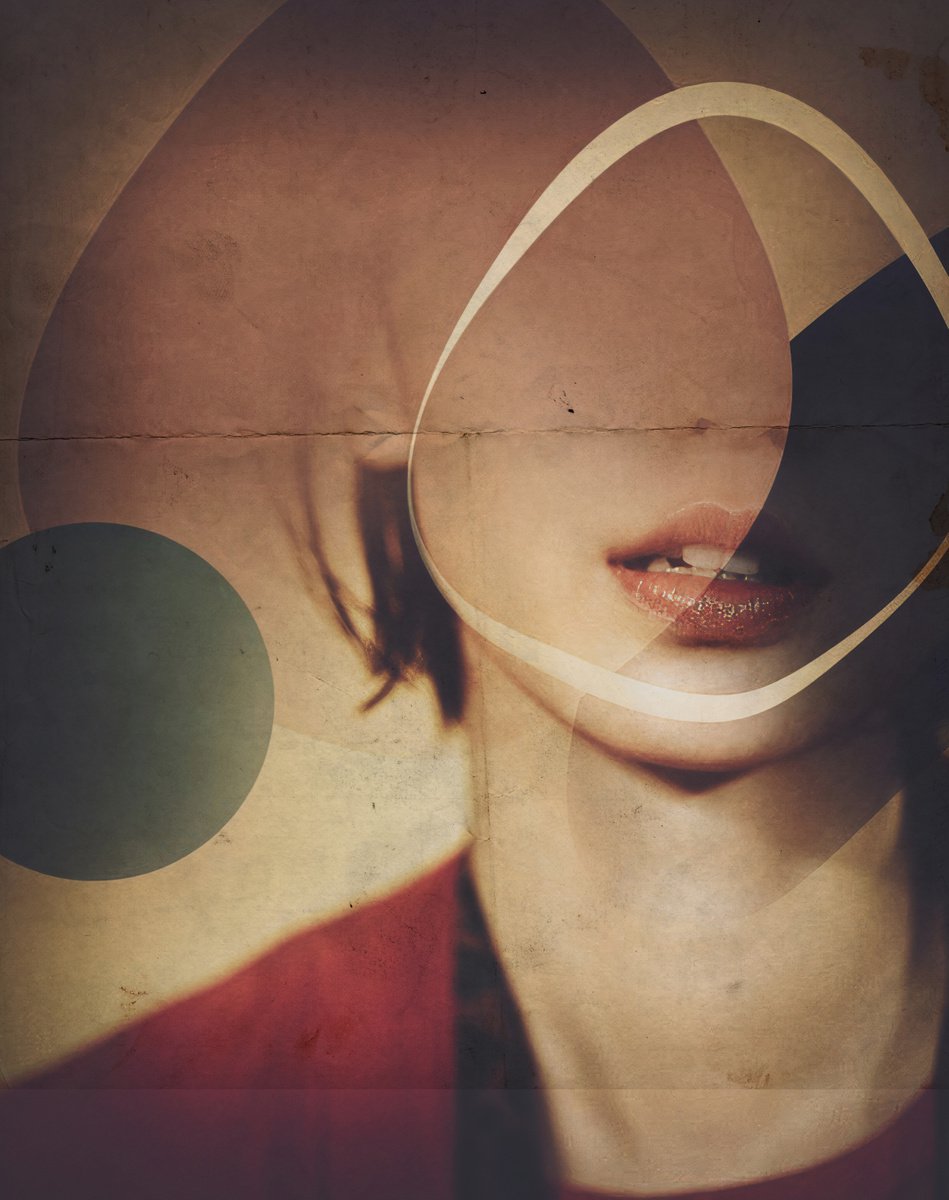 Art Color Face Vol. 11 - Golden light. Art portrait on canvas by Elmira Namazova
