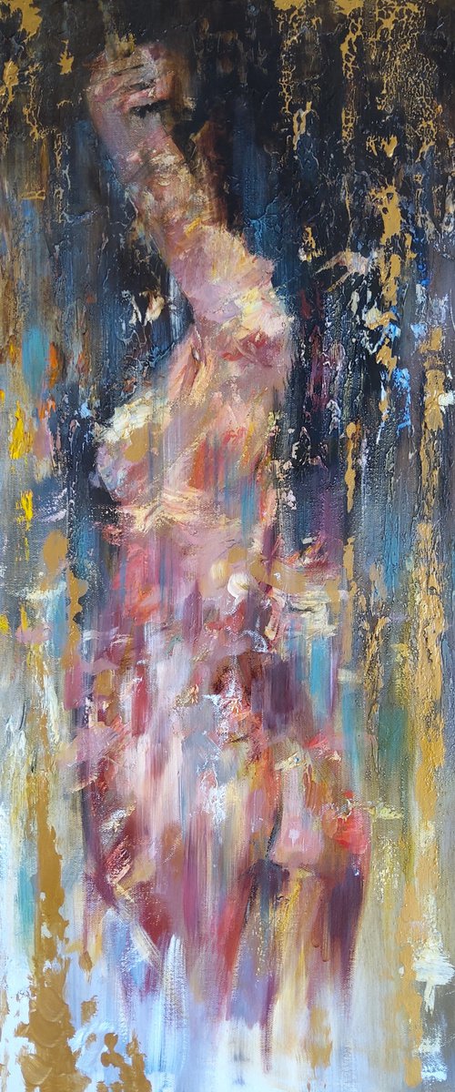 Gold color. 90 x 45 sm. by CM