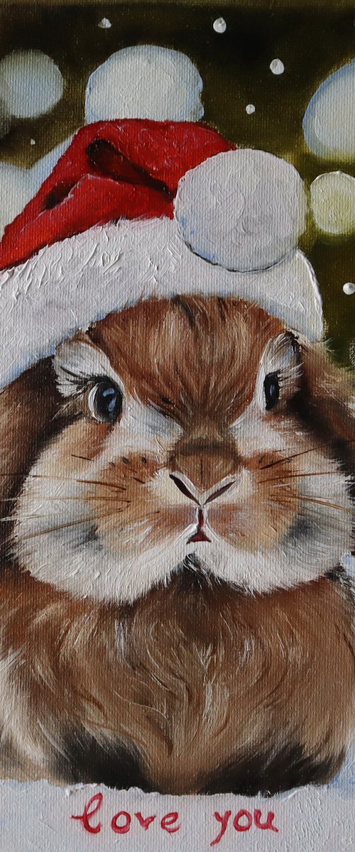 Christmas Rabbit by Natalia Shaykina
