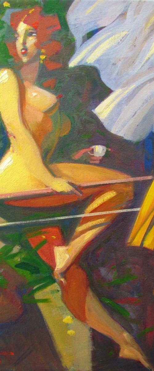 Morning coffee by Viktoriia Pidvarchan