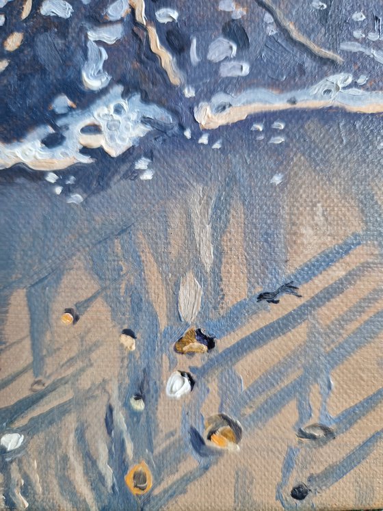 Das Meer im Abendlicht