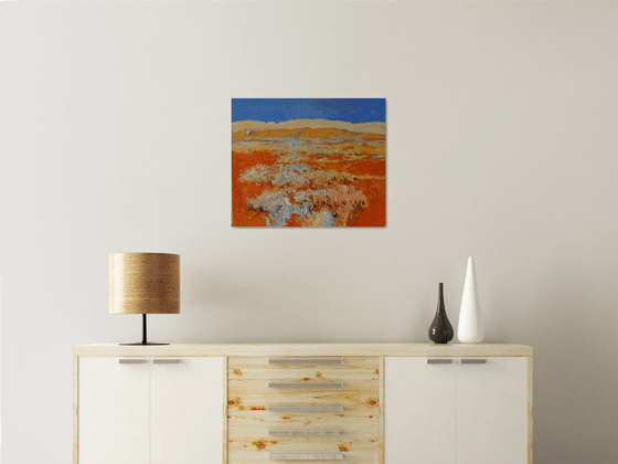 Desert under the Blue Sky