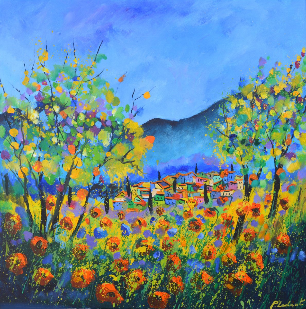 Blooming Trees 88 By Pol Henry Ledent, 31 X 31, Artwork For Sale On Artfinder