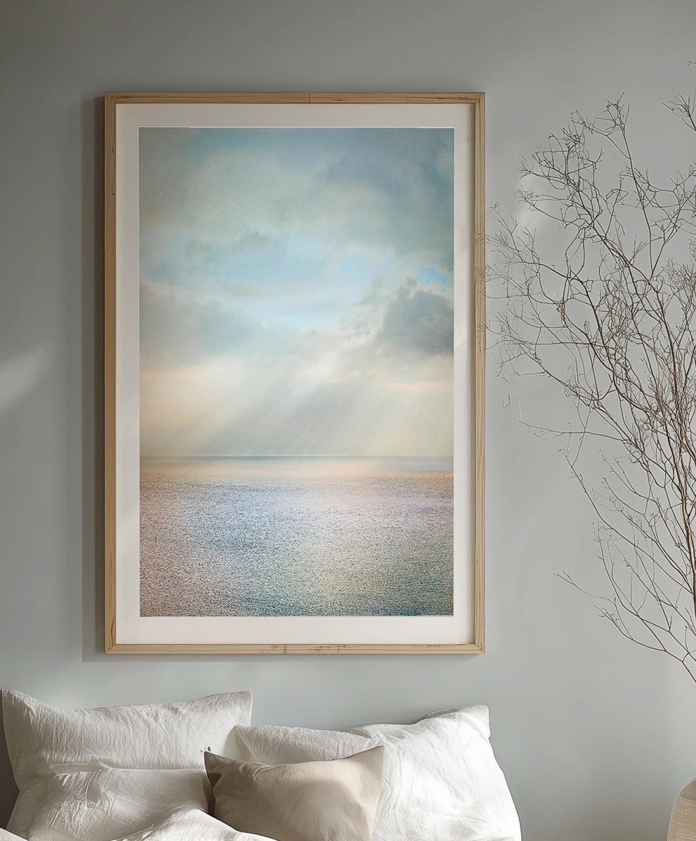 Impressionistic Landscape Photograph By Lynne Douglas, 52 X 36", A Touch Of Heaven..., Original Artwork