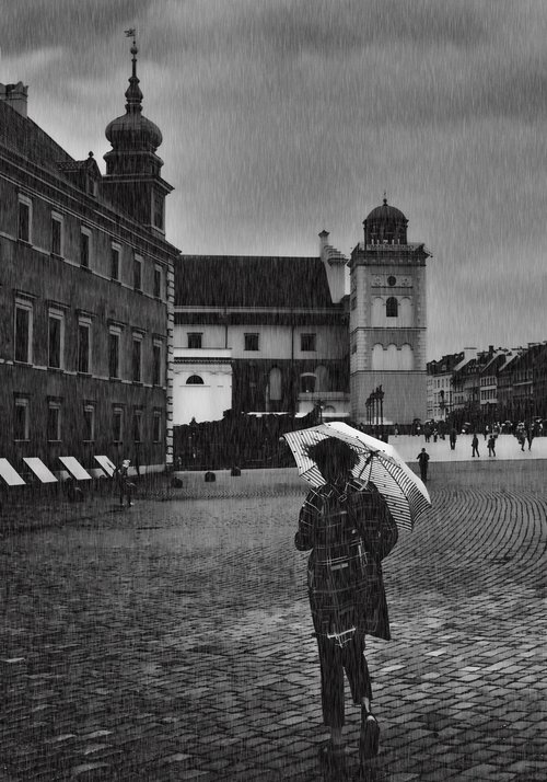 " Rain in Warsaw "  Limited Edition 1 / 15 by Dmitry Savchenko