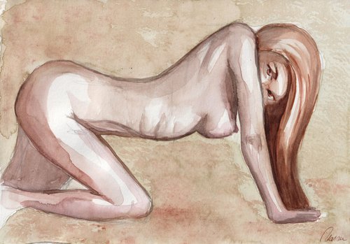 Ocre Nude by Anamaria