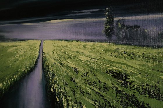 The light  and the storm - Fields and Colors Series