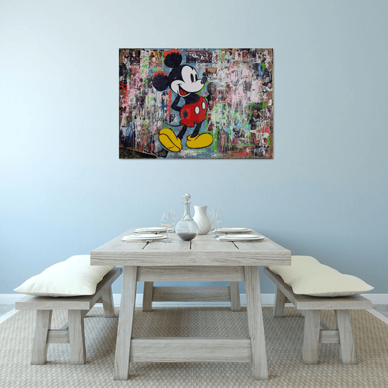 Micky Mouse in art