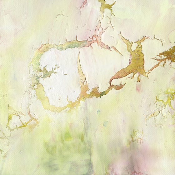 Mystical Moments 4 - Textural Abstract Painting  by Kathy Morton Stanion