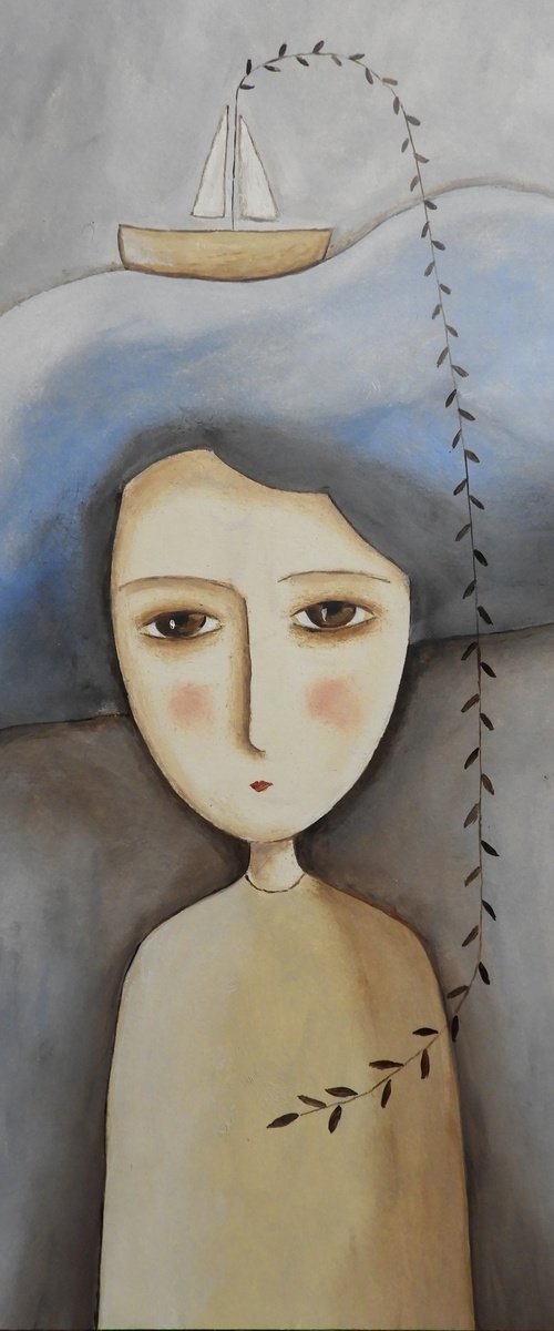 Thinking about the sea by Silvia Beneforti