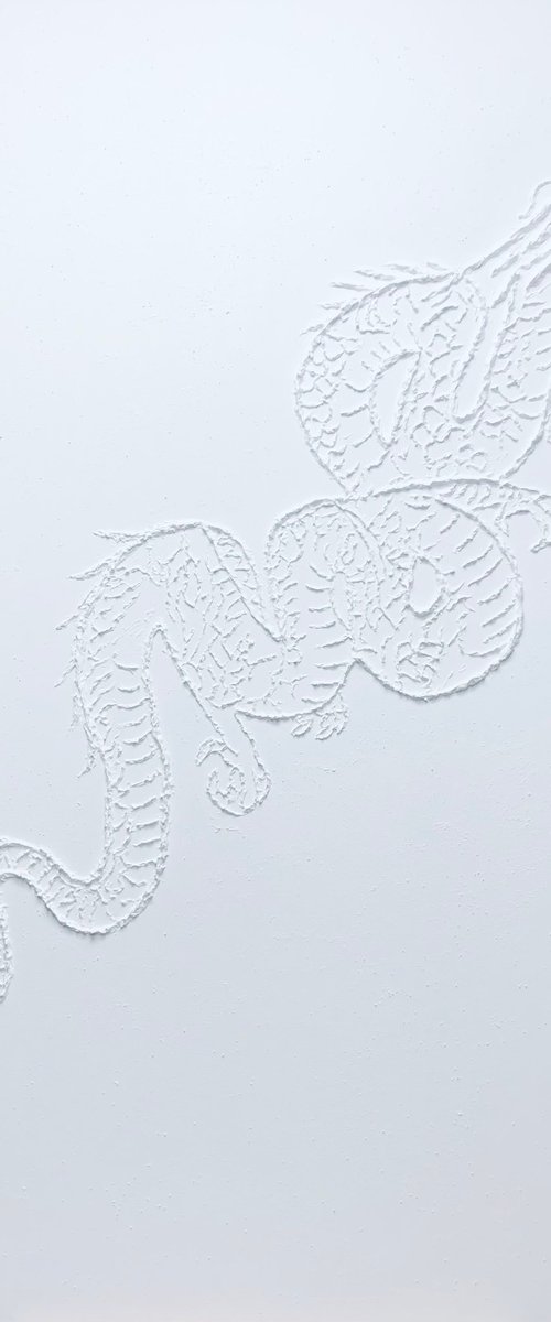 White dragon by Nataliia Krykun