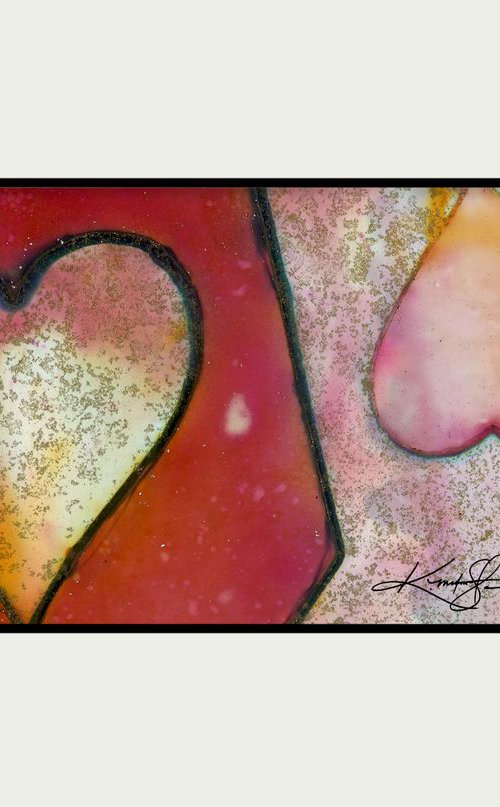 Topsy Turvy Hearts - Abstract art by Kathy Morton Stanion by Kathy Morton Stanion