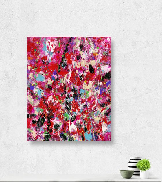 Floral Bliss 19 - Floral Painting by Kathy Morton Stanion