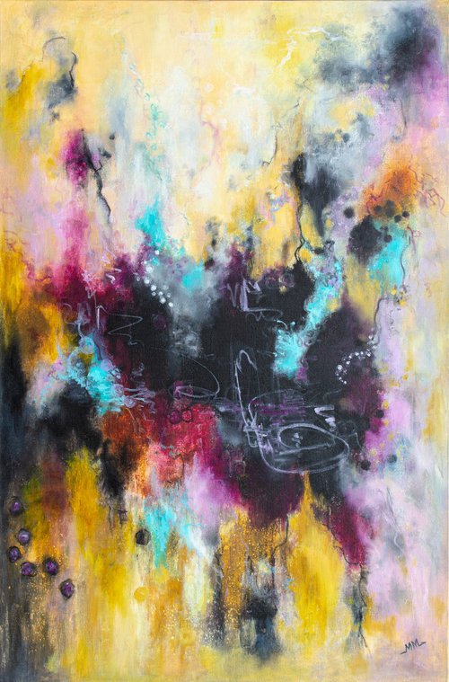 Abstract painting PRELUDE by Mila Moroko