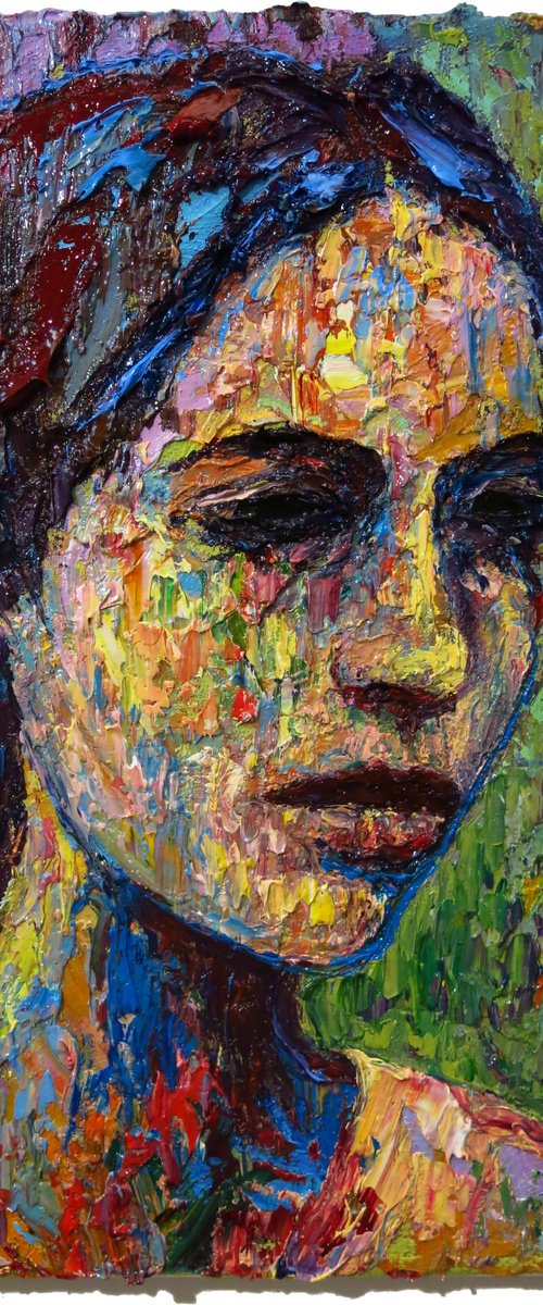 Original Oil Painting Portrait by David Padworny