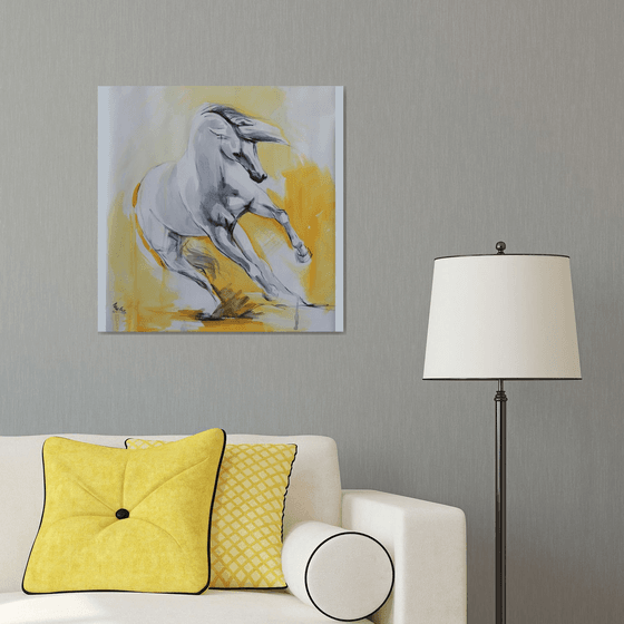 yellow horse