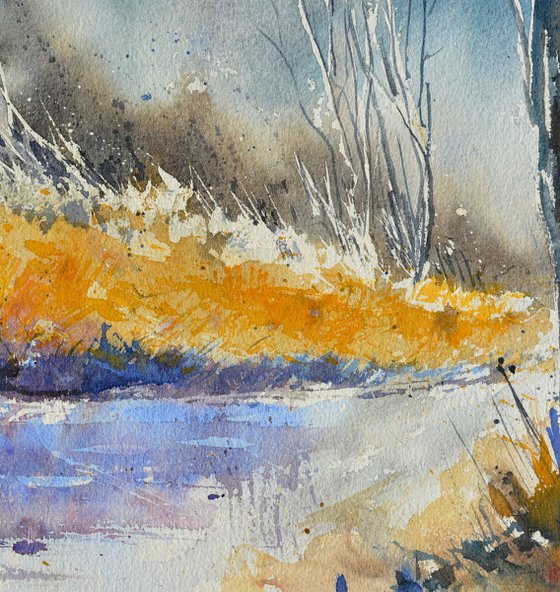 Little river   watercolor