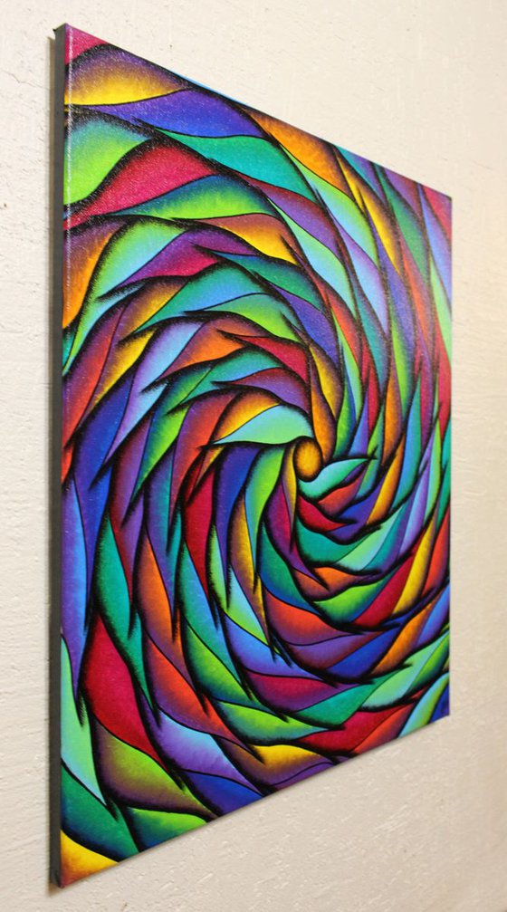 Colorful spirals serie 5