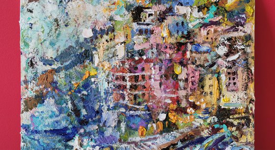 Cinque Terre painting