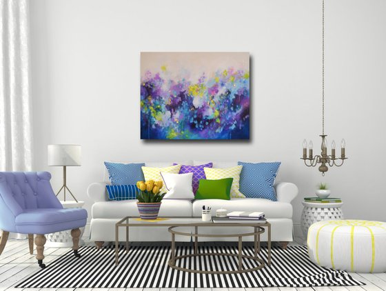 The Silent Thoughts - Large Abstract Painting