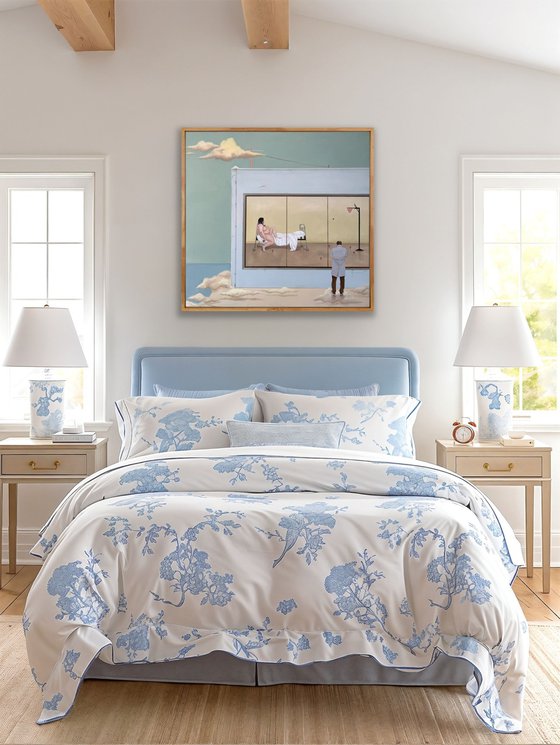 "Soaring in the clouds"