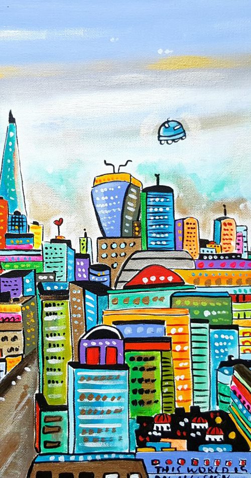 Futuristic East London by Maria Luisa  Azzini