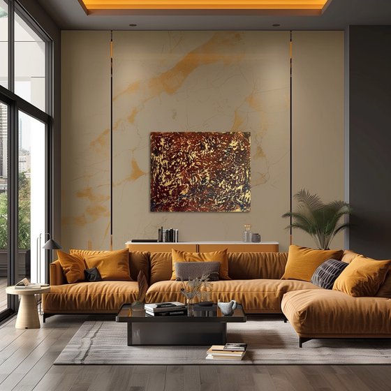 Gold Leaf 100x80x4
