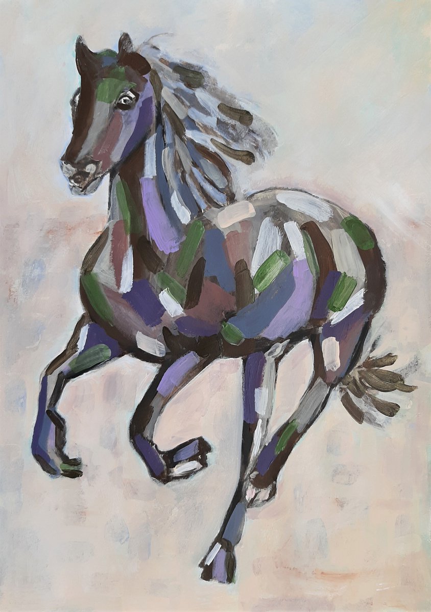 Horse / 42 x 29.7 cm by Alexandra Djokic